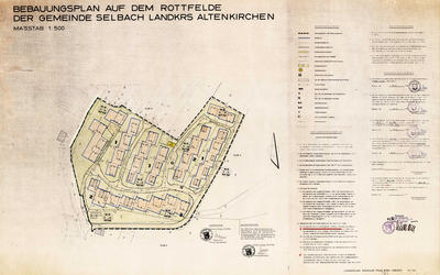 Bebauungsplan Auf dem Rottfelde - Planzeichnung